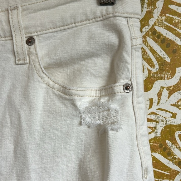 PISTOLA Cassie Super High Rise Straight Crop Jeans in Sand Vintage size 31 - Picture 11 of 16